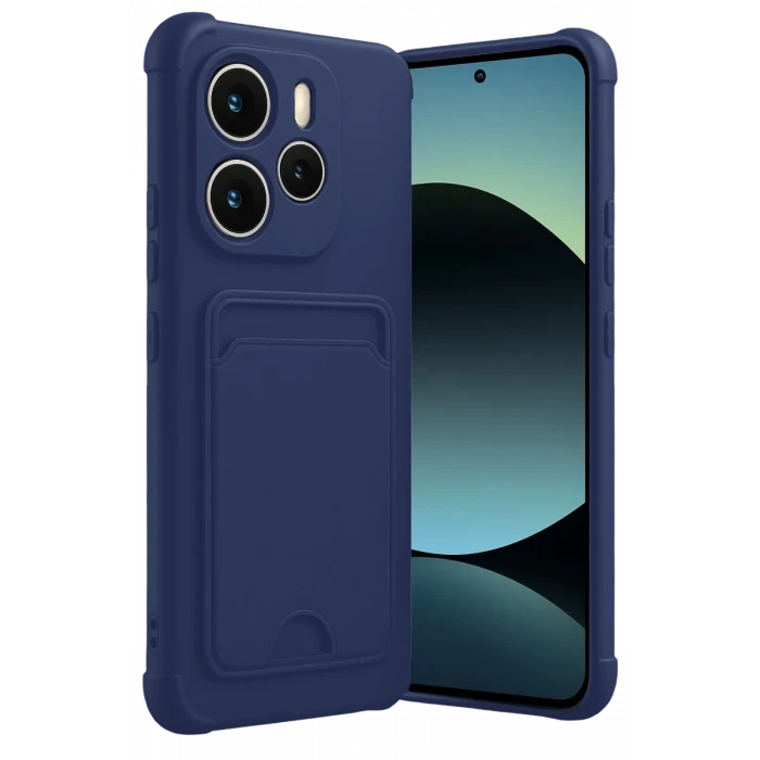 Newface Xiaomi Redmi Note 14 4G Kelvin Kartvizitli Silikon - Lacivert