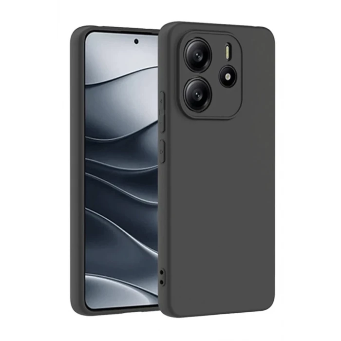 Newface Xiaomi Redmi Note 14 4G Kılıf First Silikon - Siyah