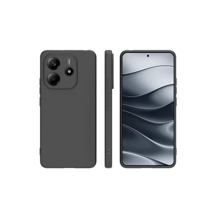 Newface Xiaomi Redmi Note 14 4G Kılıf First Silikon - Siyah