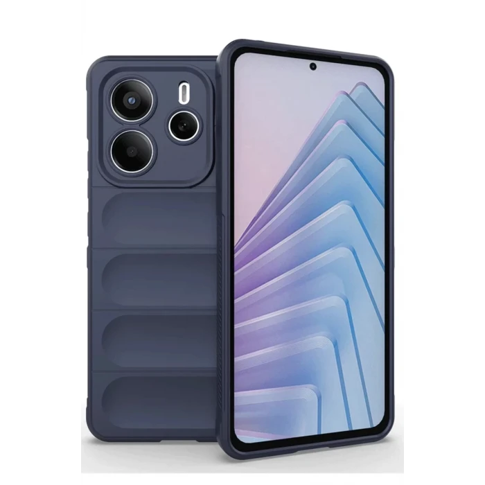 Newface Xiaomi Redmi Note 14 4G Kılıf Optimum Silikon - Lacivert