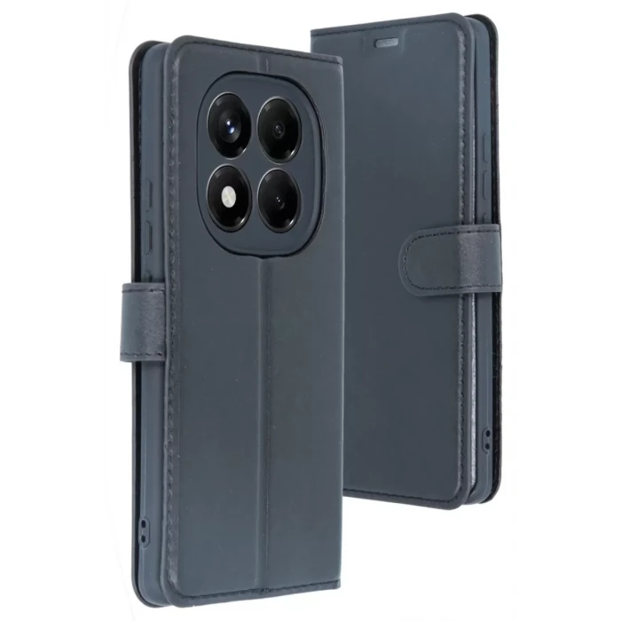 Newface Xiaomi Redmi Note 14 4G Kılıf Trend S Plus Kapaklı Kılıf - Siyah