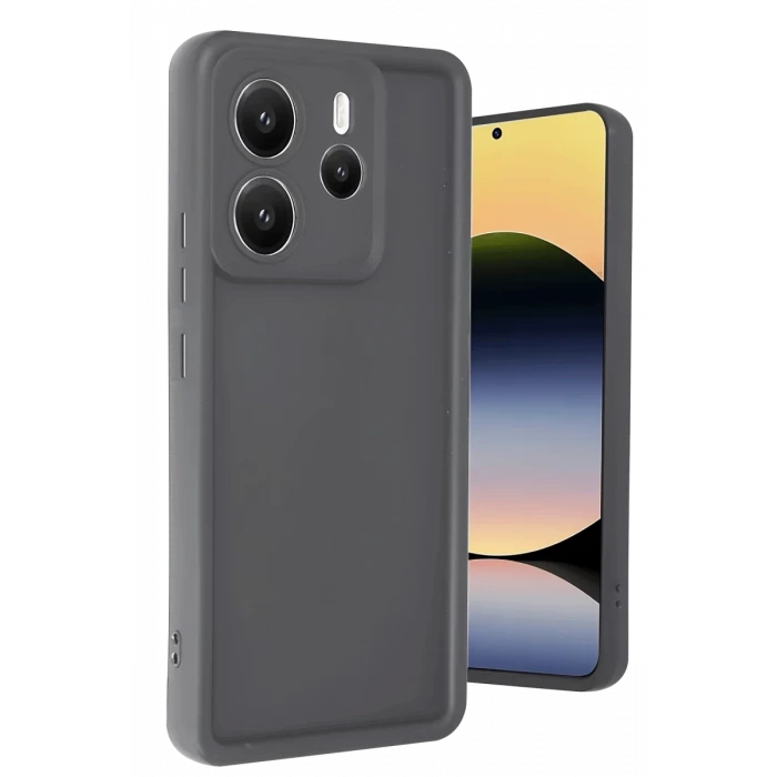 Newface Xiaomi Redmi Note 14 4G Kılıf Viera Silikon - Gri
