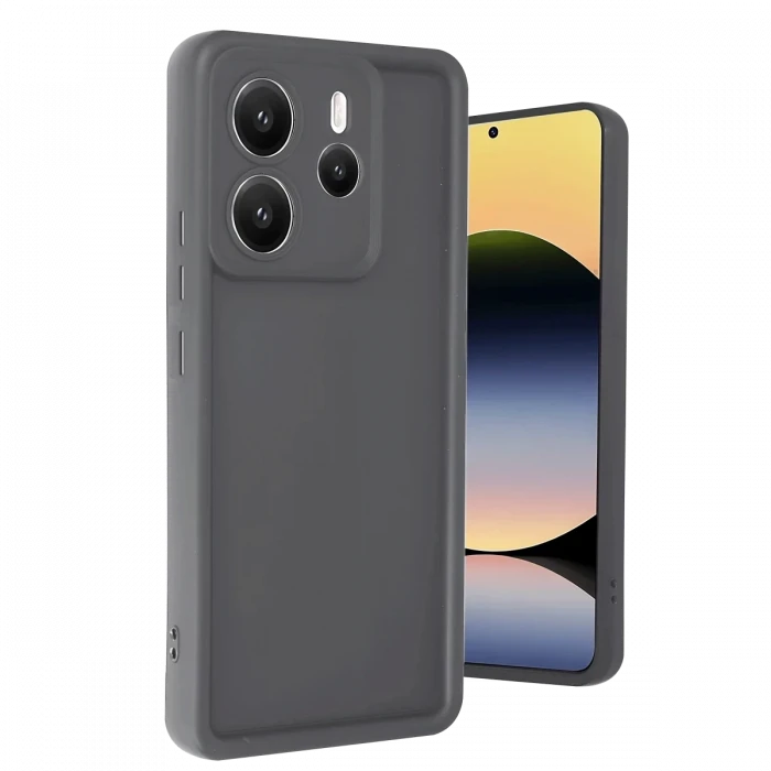 Newface Xiaomi Redmi Note 14 4G Kılıf Viera Silikon - Gri