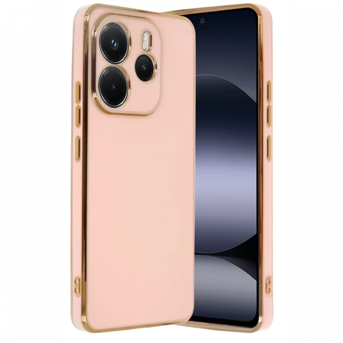 Newface Xiaomi Redmi Note 14 4G Kılıf Volet Silikon - Pembe
