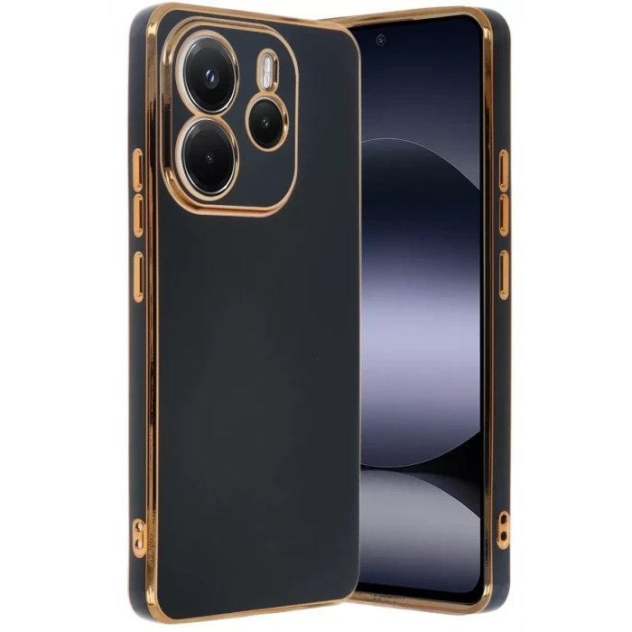 Newface Xiaomi Redmi Note 14 4G Kılıf Volet Silikon - Siyah