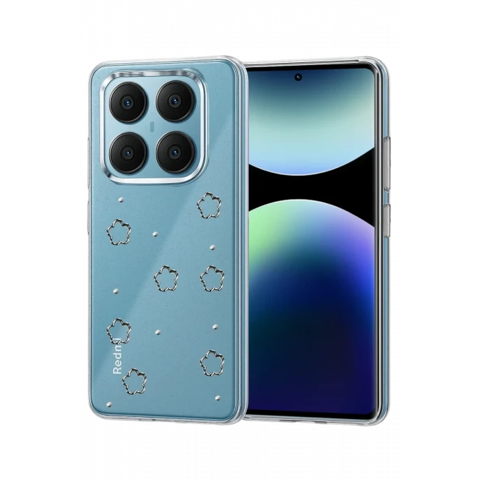 Newface Xiaomi Redmi Note 14 Pro 4G Fiyonk Desenli Kapak - Desen 2