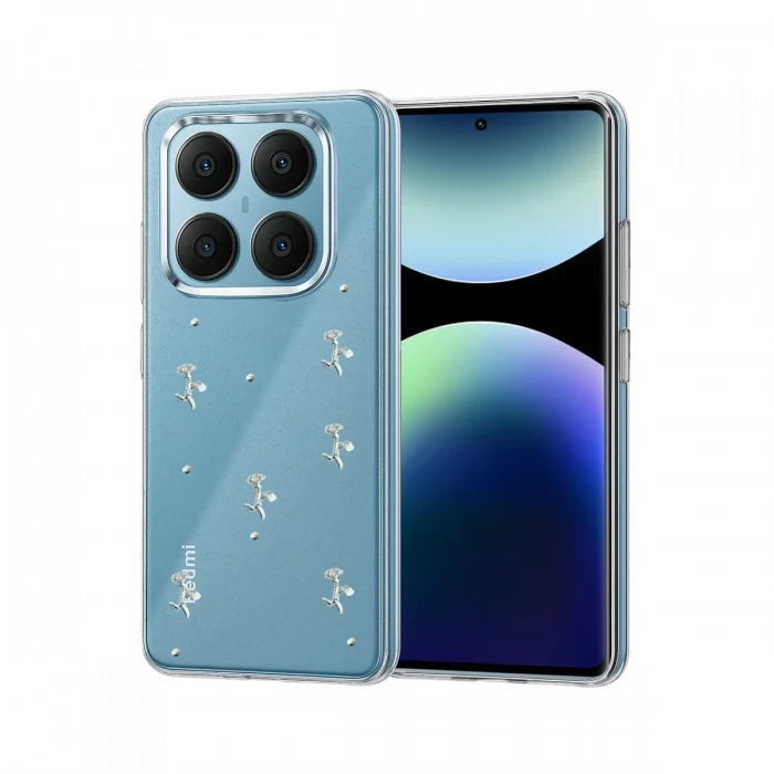 Newface Xiaomi Redmi Note 14 Pro 4G Fiyonk Desenli Kapak - Desen 4