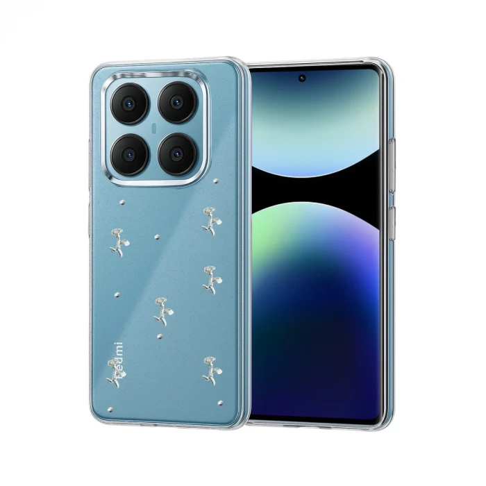 Newface Xiaomi Redmi Note 14 Pro 4G Fiyonk Desenli Kapak - Desen 4