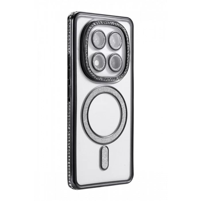 Newface Xiaomi Redmi Note 14 Pro 4G Joke Simli Magneticsafe Kılıf - Siyah