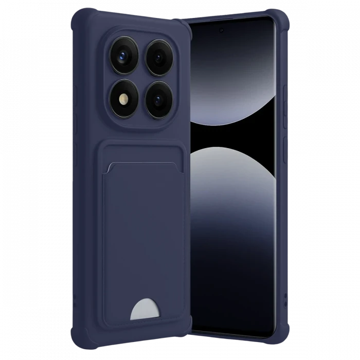 Newface Xiaomi Redmi Note 14 Pro 4G Kelvin Kartvizitli Silikon - Lacivert