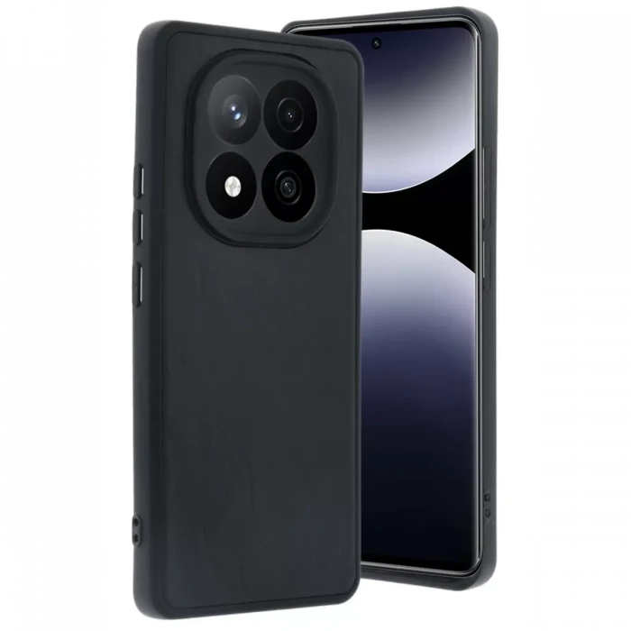 Newface Xiaomi Redmi Note 14 Pro 4G Kılıf Aras Deri Kapak - Siyah