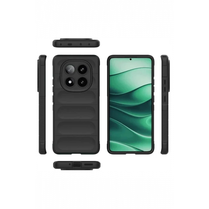 Newface Xiaomi Redmi Note 14 Pro 4G Kılıf Optimum Silikon - Siyah