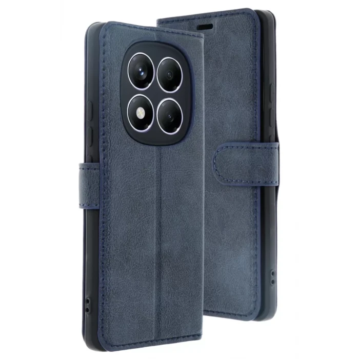 Newface Xiaomi Redmi Note 14 Pro 4G Kılıf Trend S Plus Kapaklı Kılıf - Lacivert