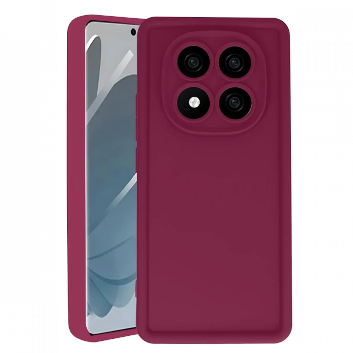 Newface Xiaomi Redmi Note 14 Pro 4G Kılıf Viera Silikon - Bordo