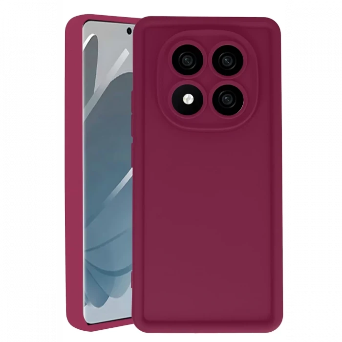 Newface Xiaomi Redmi Note 14 Pro 4G Kılıf Viera Silikon - Bordo