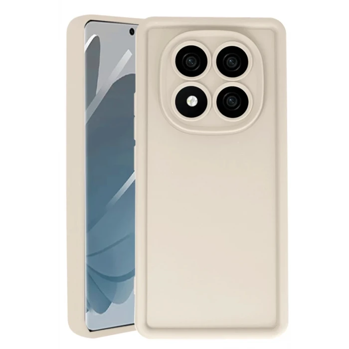 Newface Xiaomi Redmi Note 14 Pro 4G Kılıf Viera Silikon - Krem