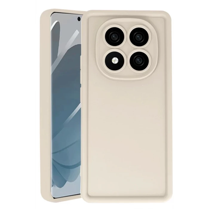 Newface Xiaomi Redmi Note 14 Pro 4G Kılıf Viera Silikon - Krem