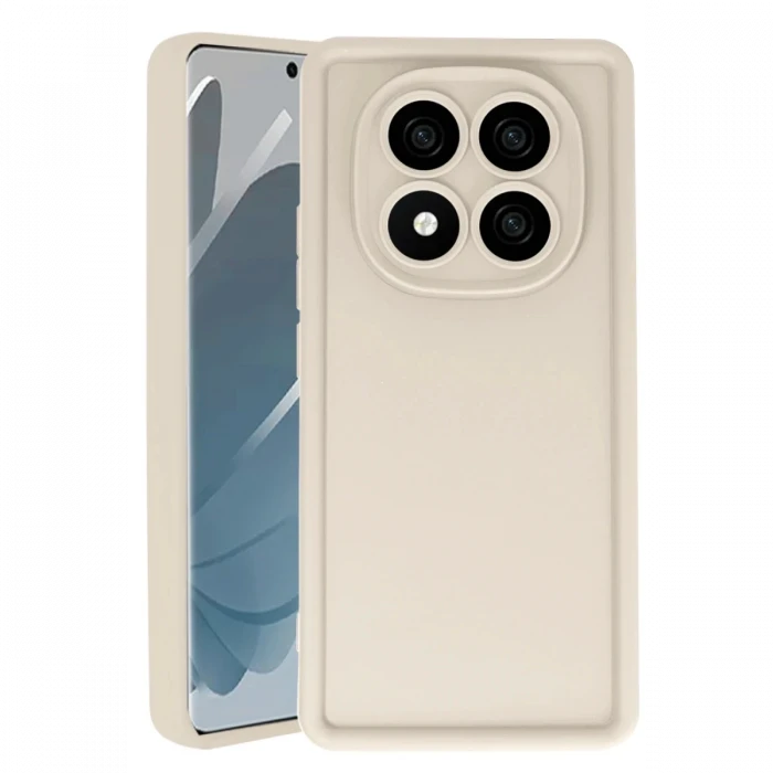 Newface Xiaomi Redmi Note 14 Pro 4G Kılıf Viera Silikon - Krem