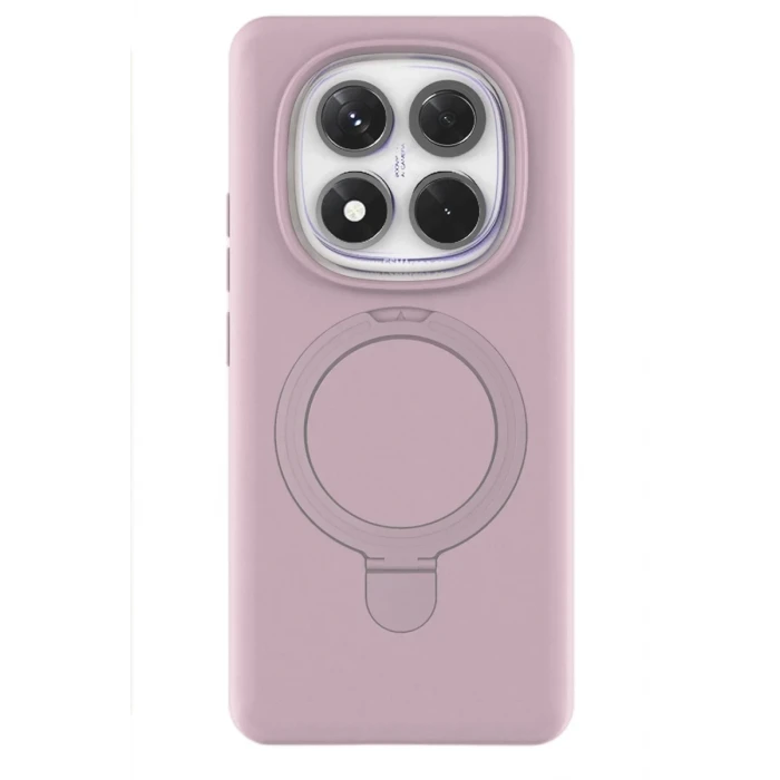Newface Xiaomi Redmi Note 14 Pro 4G Regal Magsafe Standlı Kapak - Açık Pembe