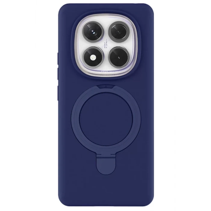 Newface Xiaomi Redmi Note 14 Pro 4G Regal Magsafe Standlı Kapak - Lacivert
