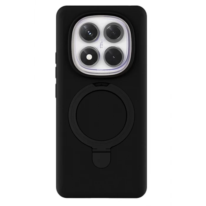 Newface Xiaomi Redmi Note 14 Pro 4G Regal Magsafe Standlı Kapak - Siyah