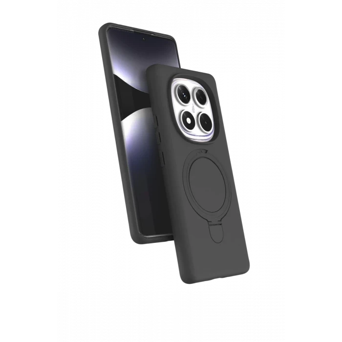 Newface Xiaomi Redmi Note 14 Pro 4G Regal Magsafe Standlı Kapak - Titan Gri