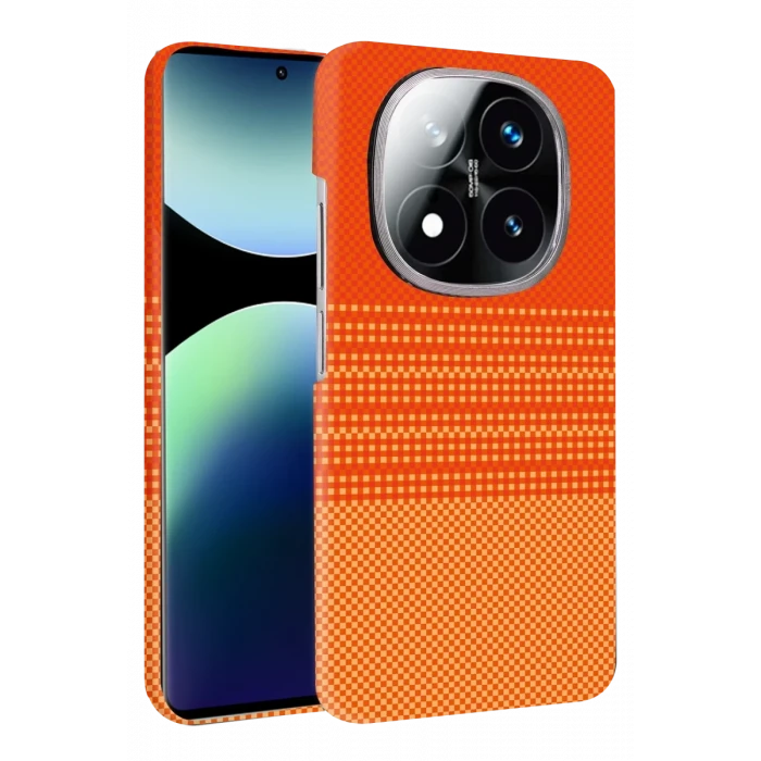 Newface Xiaomi Redmi Note 14 Pro 4G Vega Magsafe Kapak - Turuncu