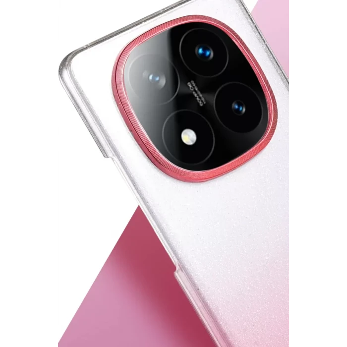 Newface Xiaomi Redmi Note 14 Pro 5G Glossy Kapak - Pembe