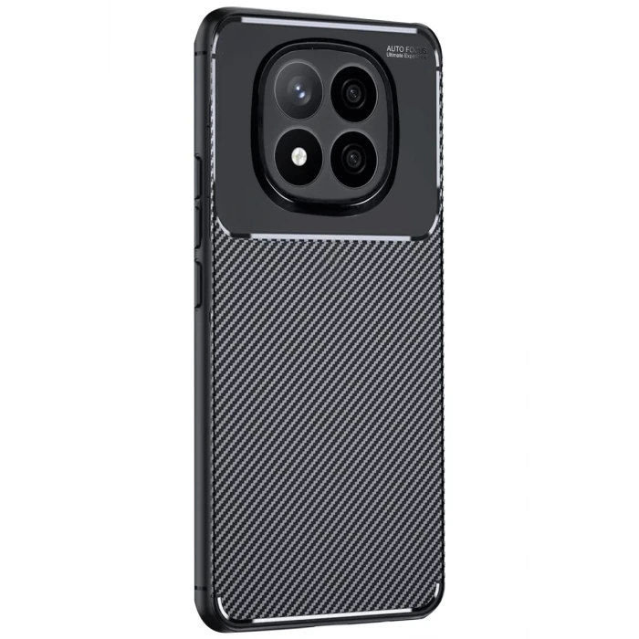 Newface Xiaomi Redmi Note 14 Pro 5G Kılıf Auto Focus Karbon Kapak - Siyah