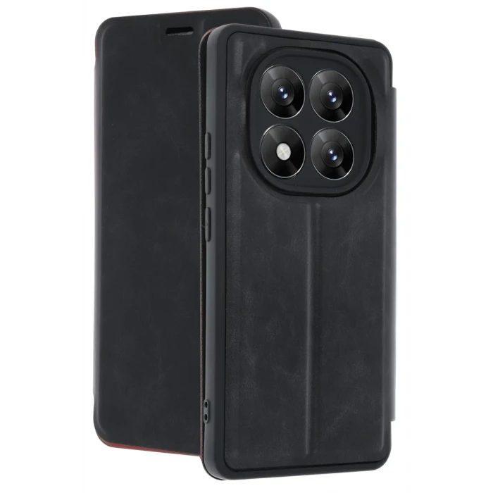 Newface Xiaomi Redmi Note 14 Pro 5G Kılıf Flip Cover - Siyah