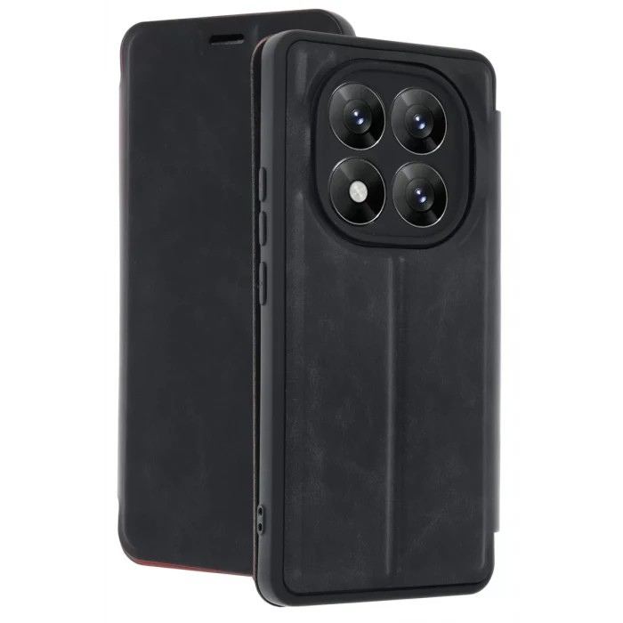 Newface Xiaomi Redmi Note 14 Pro 5G Kılıf Flip Cover - Siyah