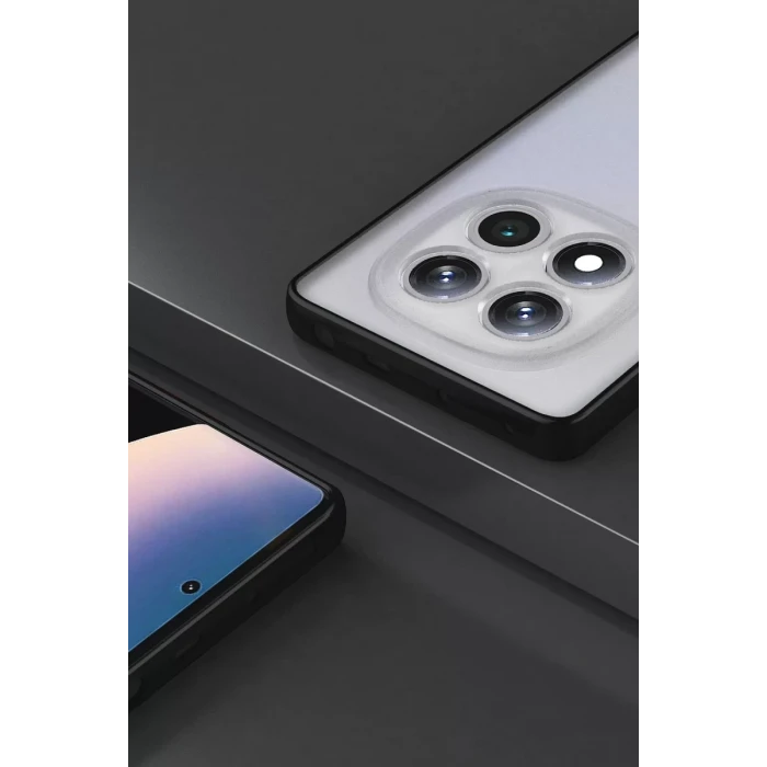 Newface Xiaomi Redmi Note 14 Pro 5G Kılıf Montreal Silikon Kapak - Siyah