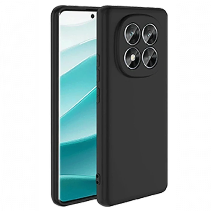 Newface Xiaomi Redmi Note 14 Pro 5G Kılıf Nano içi Kadife Silikon - Siyah