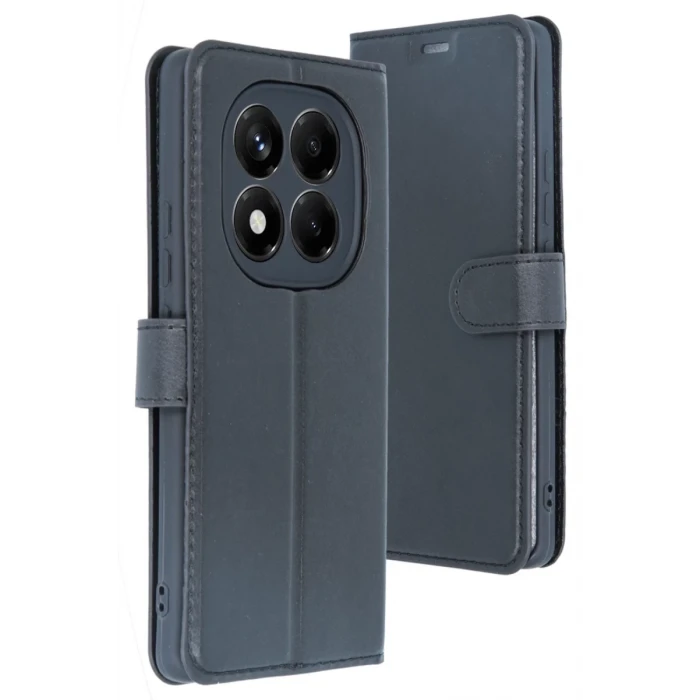 Newface Xiaomi Redmi Note 14 Pro 5G Kılıf Trend S Plus Kapaklı Kılıf - Siyah