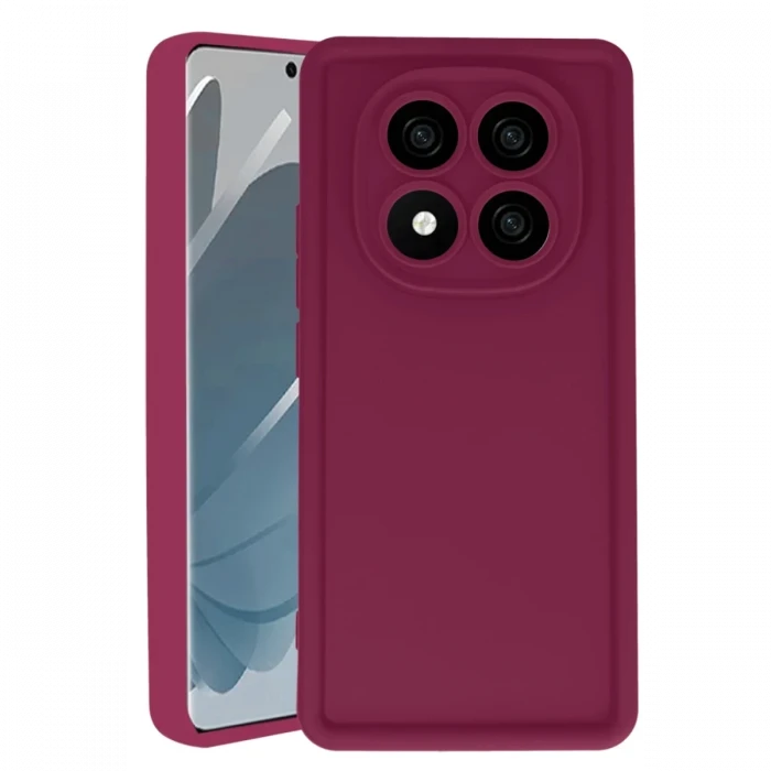 Newface Xiaomi Redmi Note 14 Pro 5G Kılıf Viera Silikon - Bordo