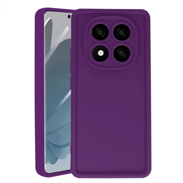 Newface Xiaomi Redmi Note 14 Pro 5G Kılıf Viera Silikon - Mürdüm