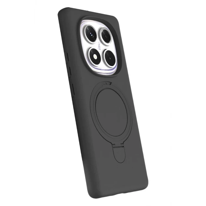 Newface Xiaomi Redmi Note 14 Pro 5G Regal Magsafe Standlı Kapak - Titan Gri
