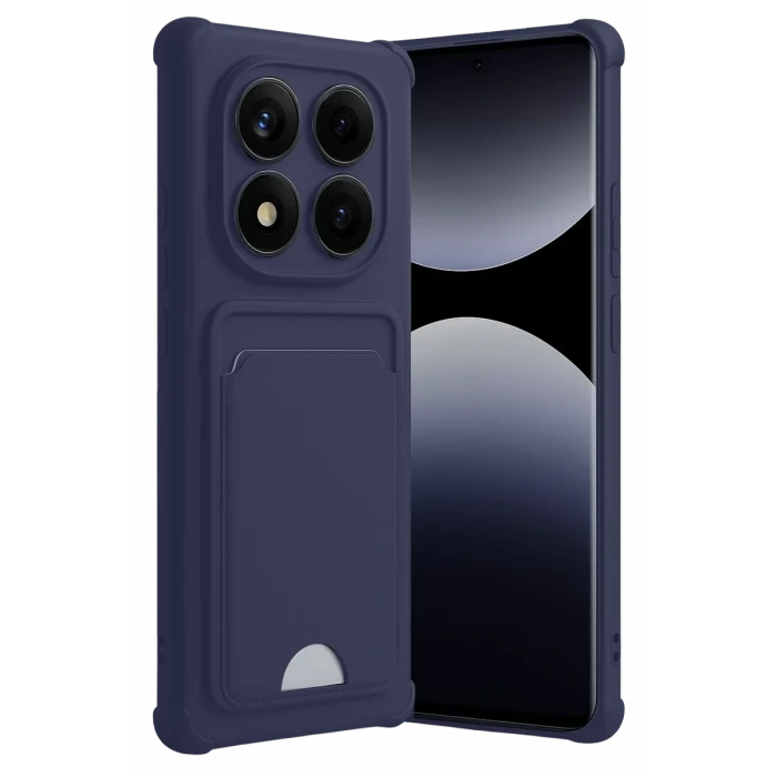 Newface Xiaomi Redmi Note 14 Pro Plus Kelvin Kartvizitli Silikon - Lacivert