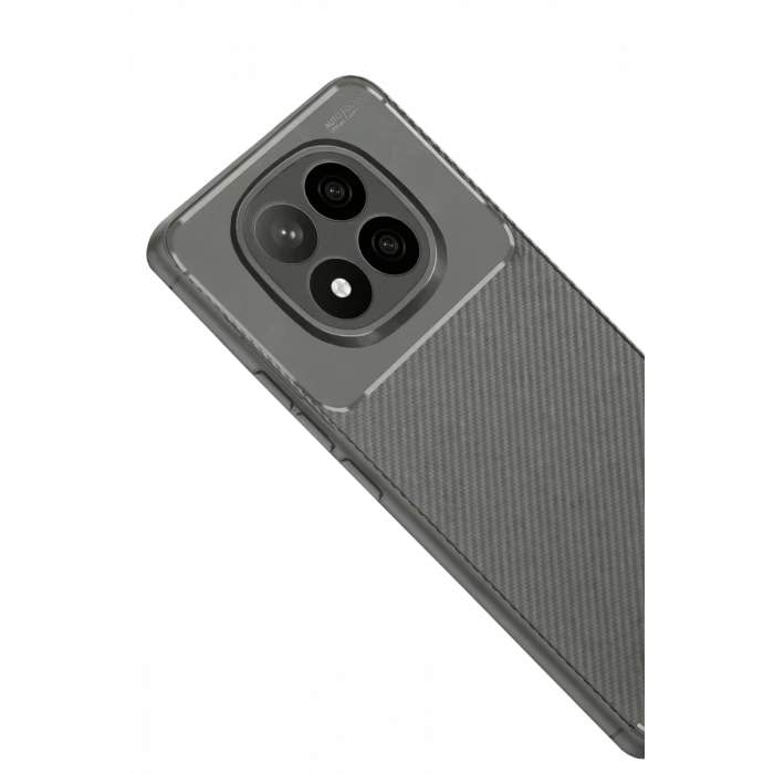 Newface Xiaomi Redmi Note 14 Pro Plus Kılıf Auto Focus Karbon Kapak - Gri