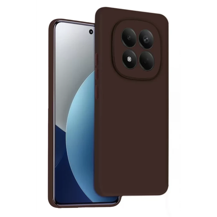 Newface Xiaomi Redmi Note 15 4G First Silikon - Kahverengi