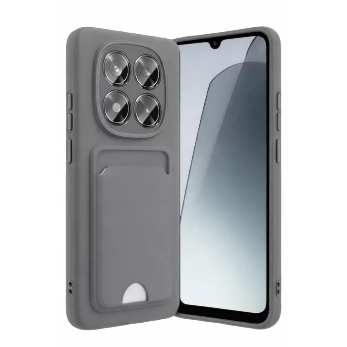Newface Xiaomi Redmi Note 15 4G Kelvin Kartvizitli Silikon - Gri