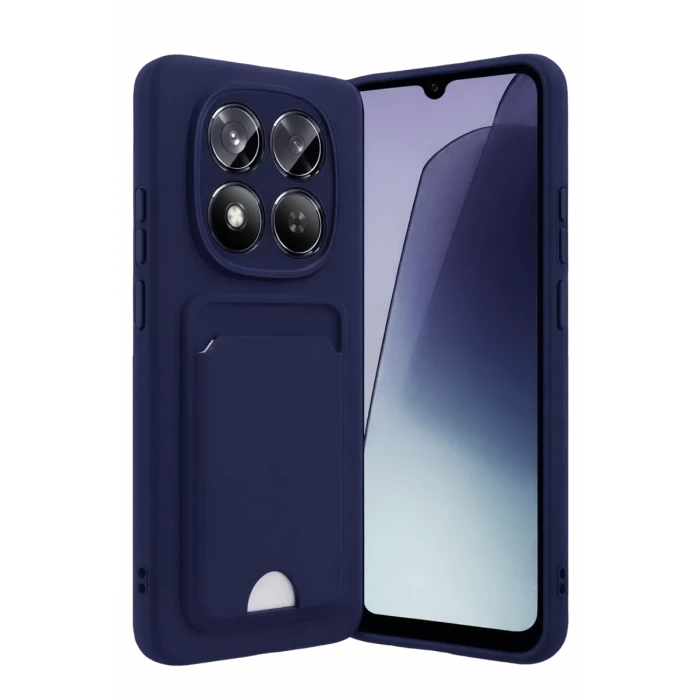 Newface Xiaomi Redmi Note 15 4G Kelvin Kartvizitli Silikon - Lacivert