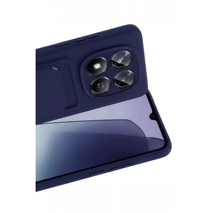Newface Xiaomi Redmi Note 15 4G Kelvin Kartvizitli Silikon - Lacivert