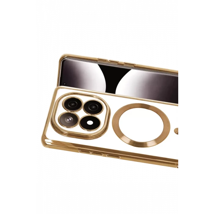 Newface Xiaomi Redmi Note 15 4G Kross Magneticsafe Kapak - Gold