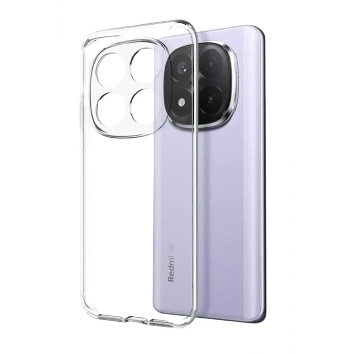 Newface Xiaomi Redmi Note 15 4G Lüx Şeffaf Silikon - Şeffaf