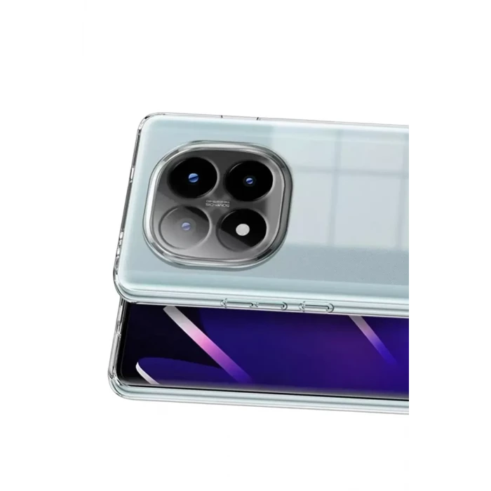 Newface Xiaomi Redmi Note 15 4G Lüx Şeffaf Silikon - Şeffaf