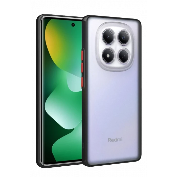 Newface Xiaomi Redmi Note 15 4G Montreal Silikon Kapak - Siyah