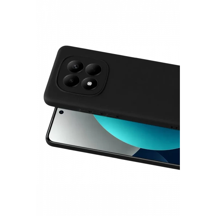 Newface Xiaomi Redmi Note 15 4G Nano içi Kadife Silikon - Siyah
