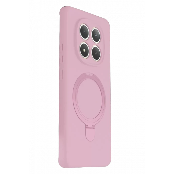 Newface Xiaomi Redmi Note 15 4G Regal Magsafe Standlı Kapak - Açık Pembe