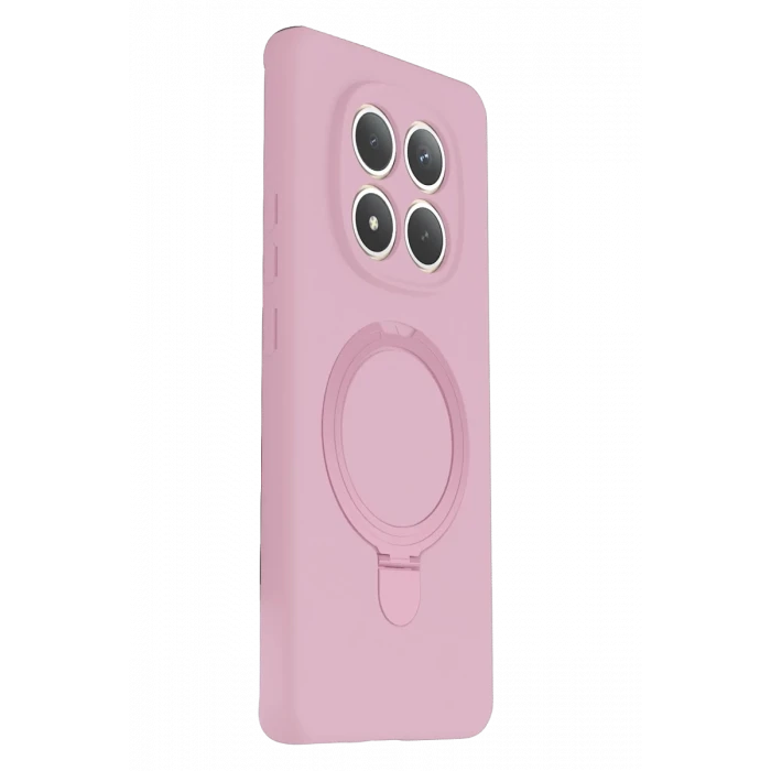 Newface Xiaomi Redmi Note 15 4G Regal Magsafe Standlı Kapak - Açık Pembe